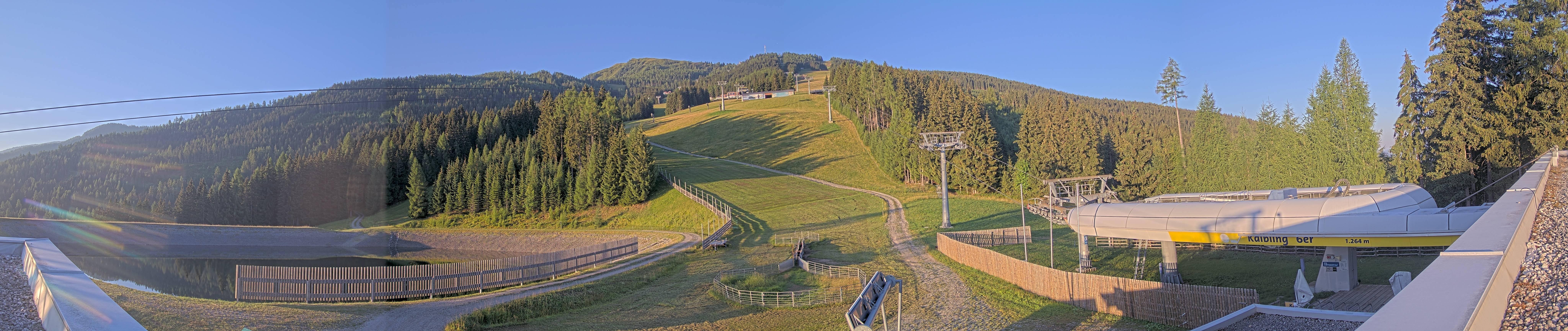 Archiv Foto Webcam Hauser Kaibling: Talstation Kaibling 6er