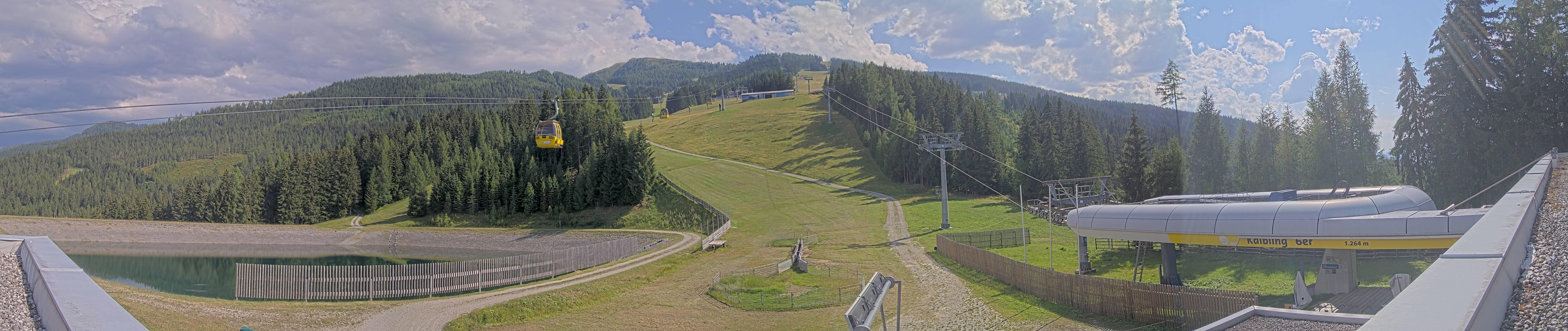 Archiv Foto Webcam Hauser Kaibling: Talstation Kaibling 6er