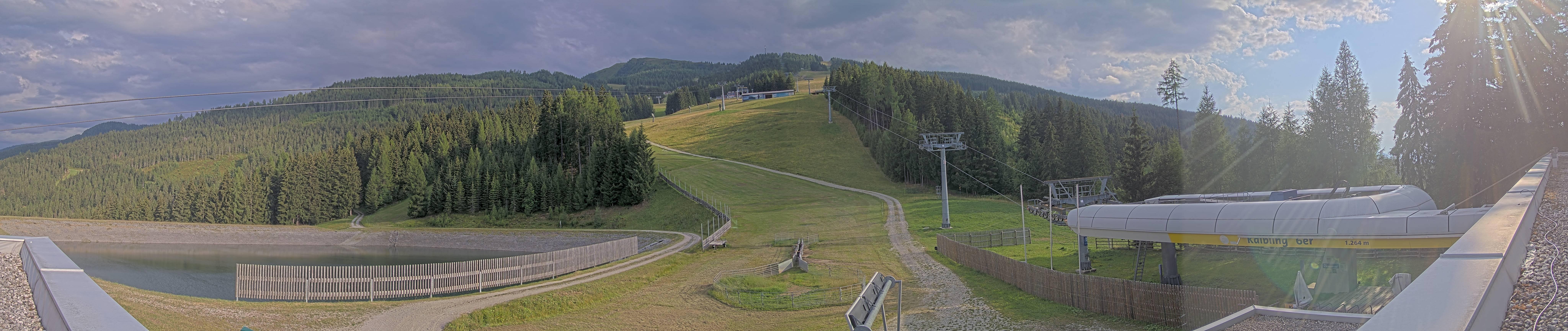 Archiv Foto Webcam Hauser Kaibling: Talstation Kaibling 6er