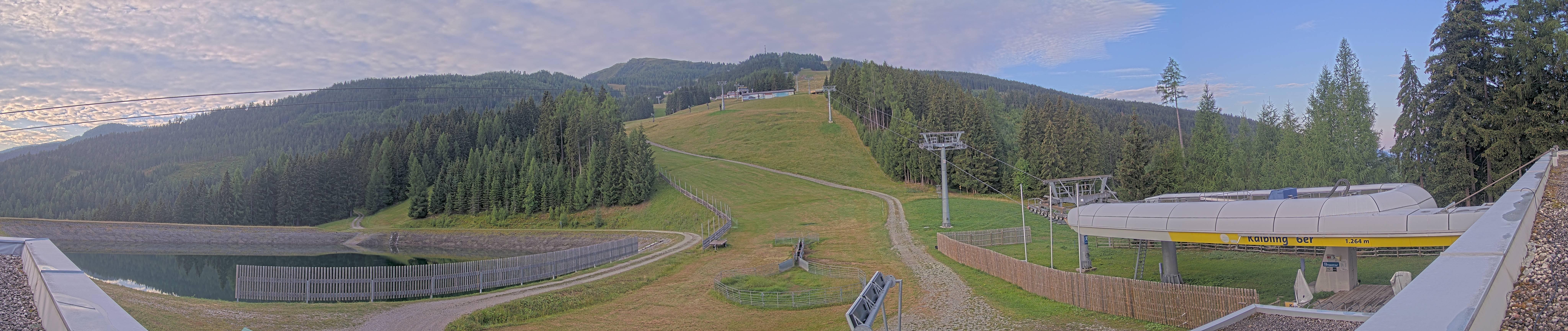 Archiv Foto Webcam Hauser Kaibling: Talstation Kaibling 6er