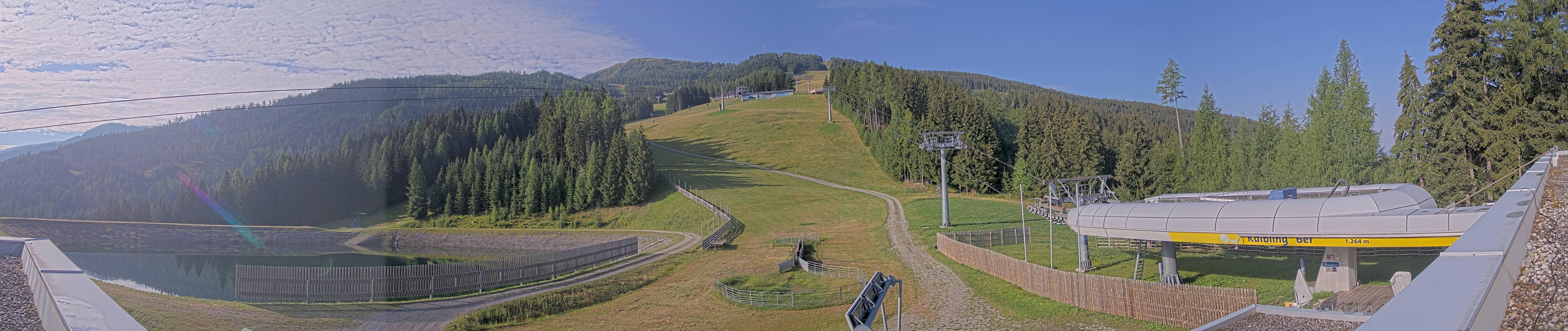 Archiv Foto Webcam Hauser Kaibling: Talstation Kaibling 6er