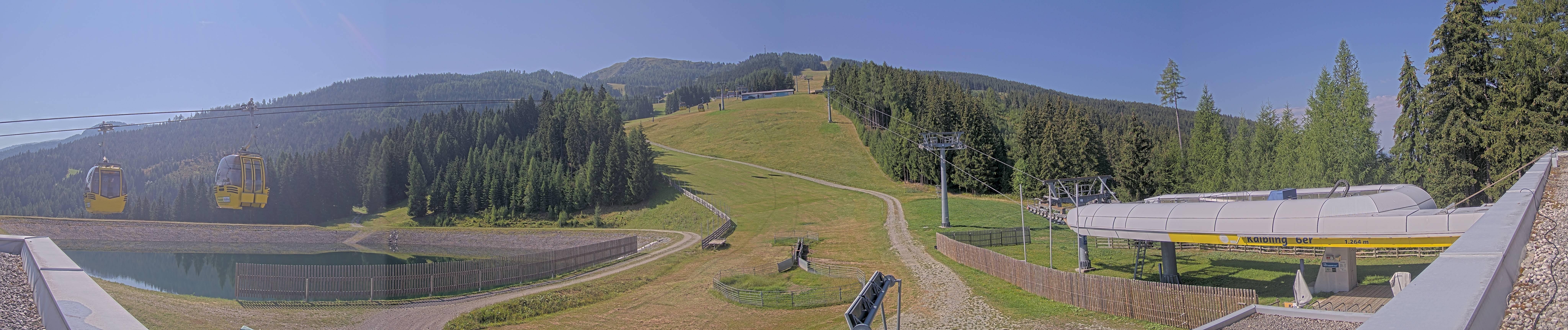 Archiv Foto Webcam Hauser Kaibling: Talstation Kaibling 6er