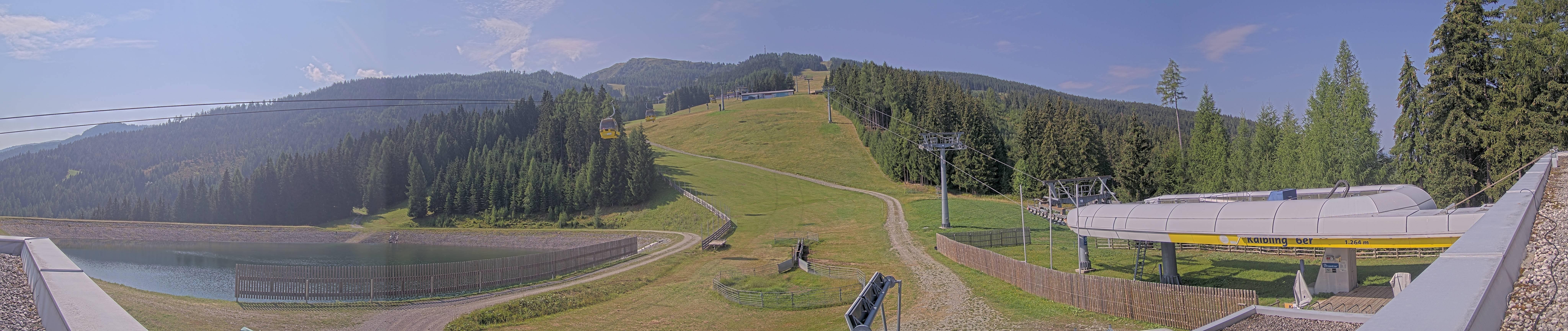 Archiv Foto Webcam Hauser Kaibling: Talstation Kaibling 6er