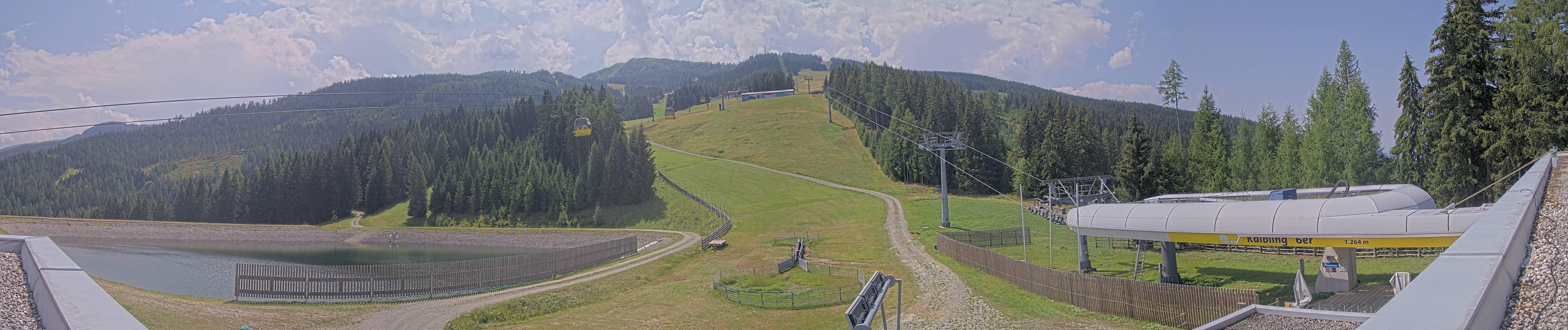 Archiv Foto Webcam Hauser Kaibling: Talstation Kaibling 6er