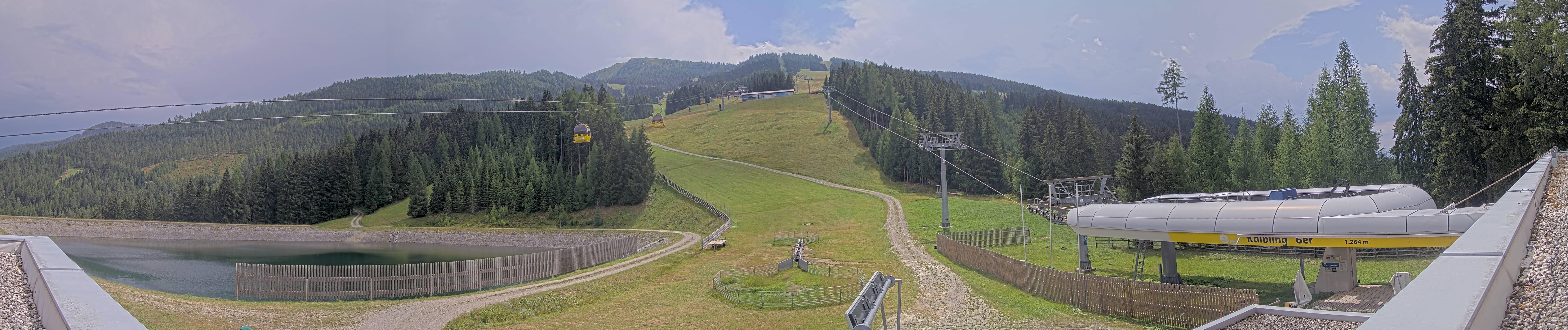 Archiv Foto Webcam Hauser Kaibling: Talstation Kaibling 6er
