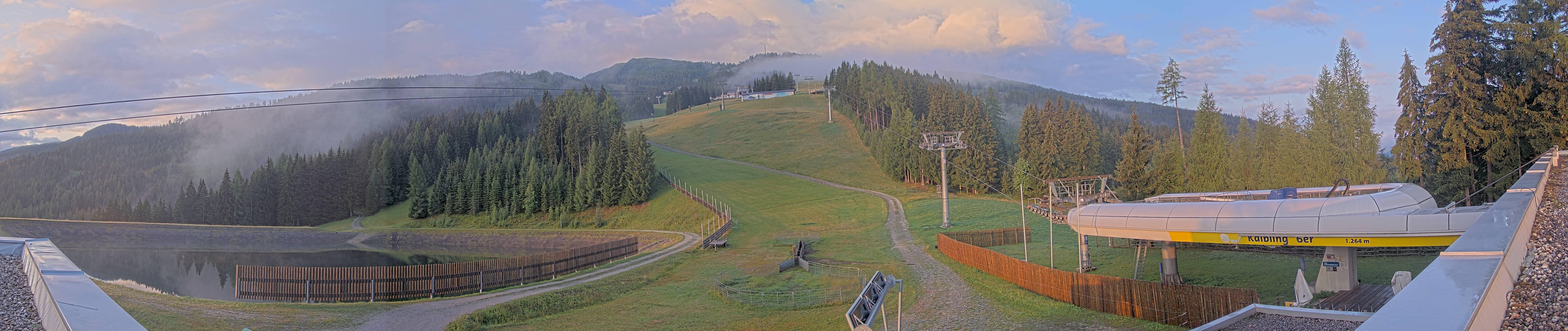Archiv Foto Webcam Hauser Kaibling: Talstation Kaibling 6er