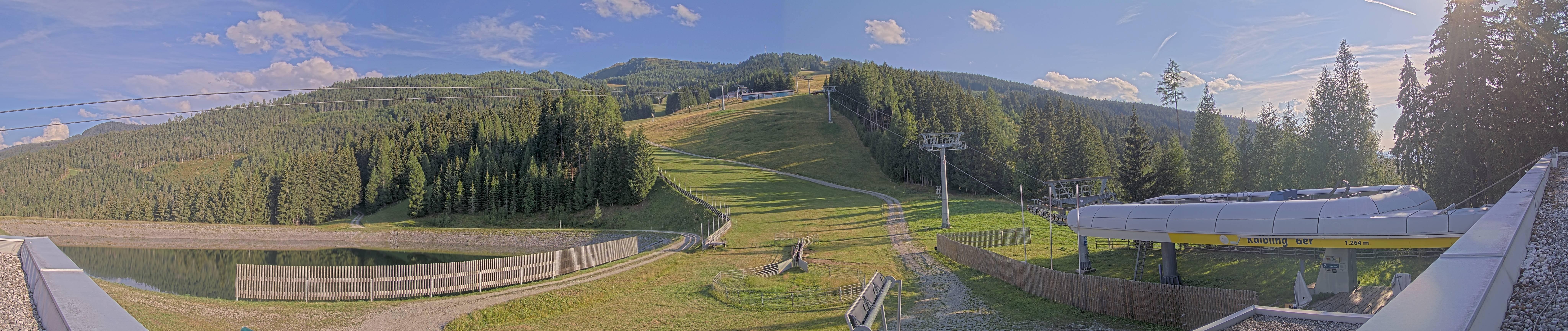Archiv Foto Webcam Hauser Kaibling: Talstation Kaibling 6er
