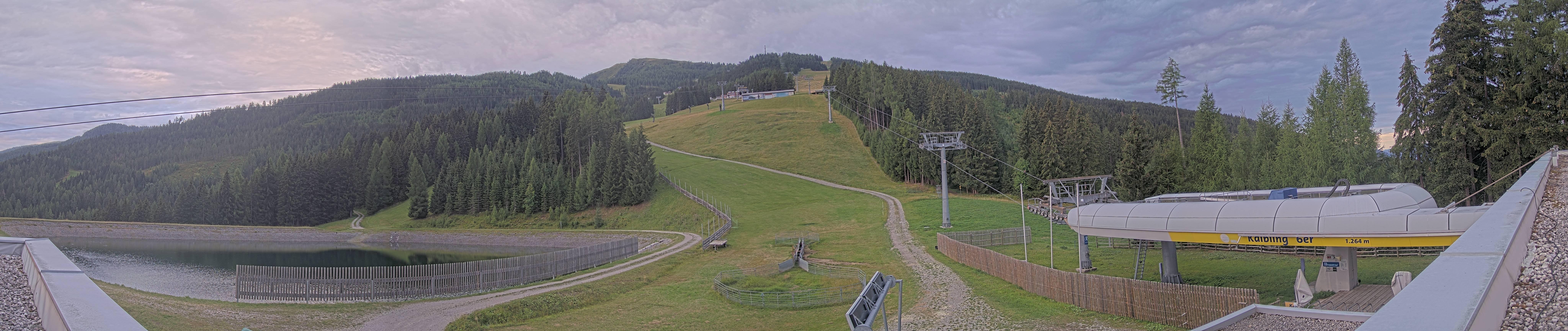 Archiv Foto Webcam Hauser Kaibling: Talstation Kaibling 6er