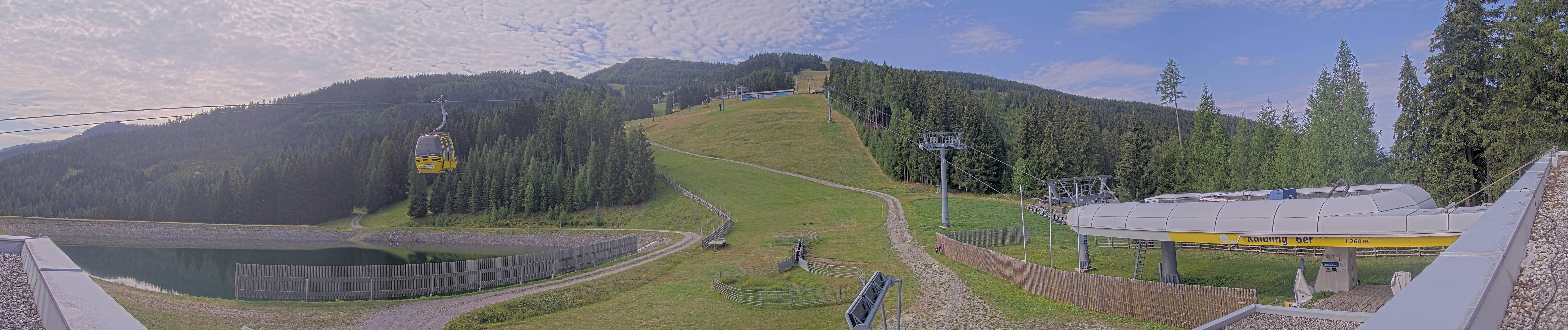 Archiv Foto Webcam Hauser Kaibling: Talstation Kaibling 6er
