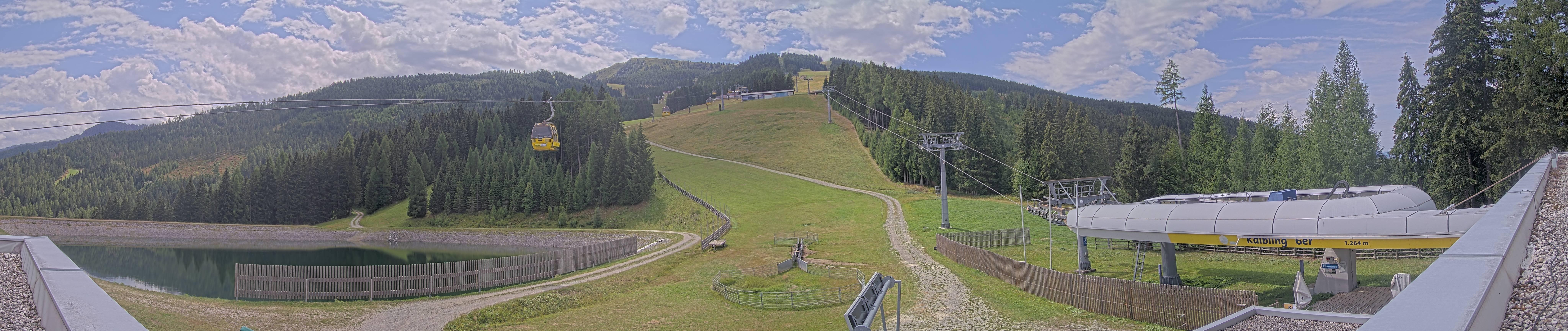 Archiv Foto Webcam Hauser Kaibling: Talstation Kaibling 6er