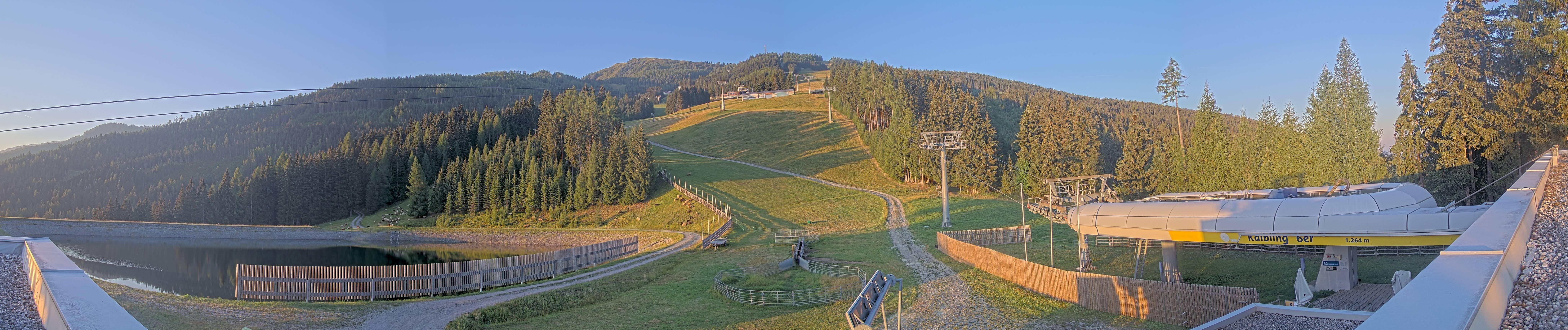Archiv Foto Webcam Hauser Kaibling: Talstation Kaibling 6er