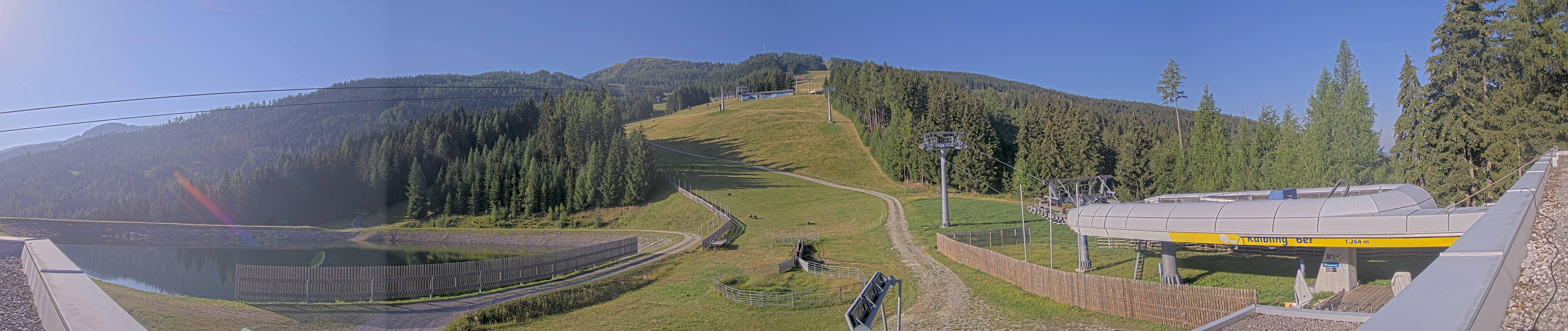 Archiv Foto Webcam Hauser Kaibling: Talstation Kaibling 6er
