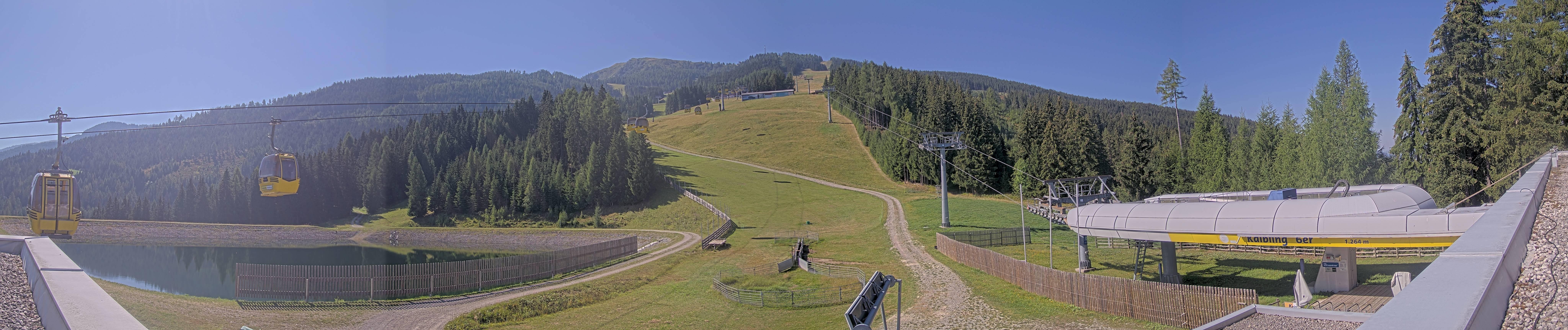 Archiv Foto Webcam Hauser Kaibling: Talstation Kaibling 6er
