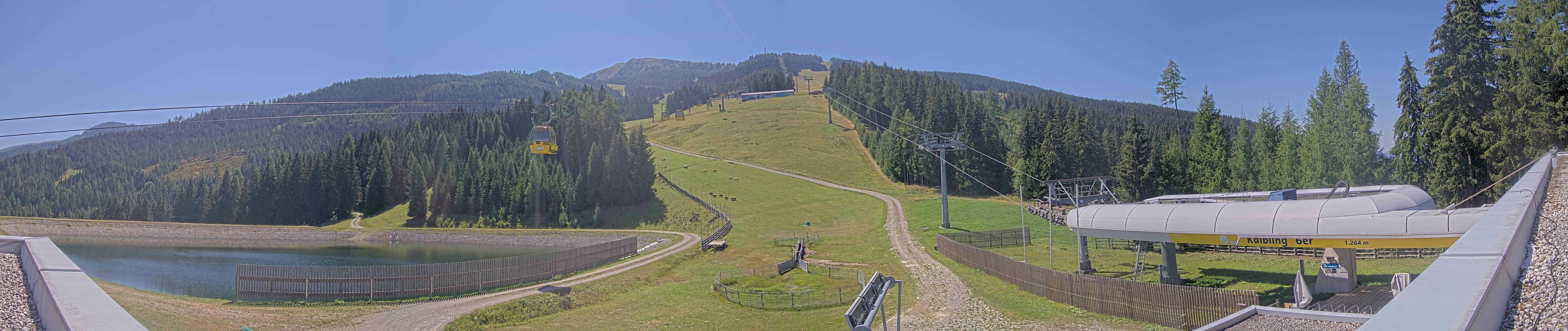 Archiv Foto Webcam Hauser Kaibling: Talstation Kaibling 6er