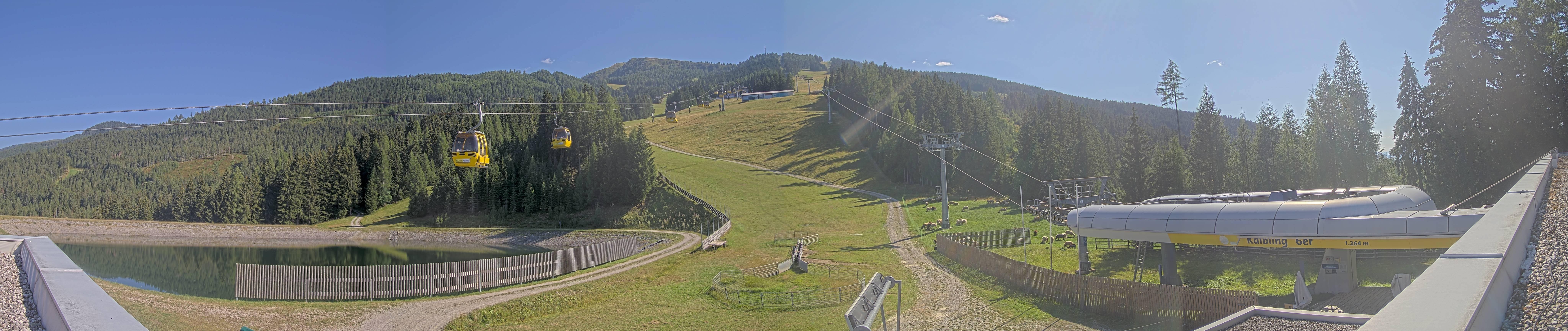 Archiv Foto Webcam Hauser Kaibling: Talstation Kaibling 6er