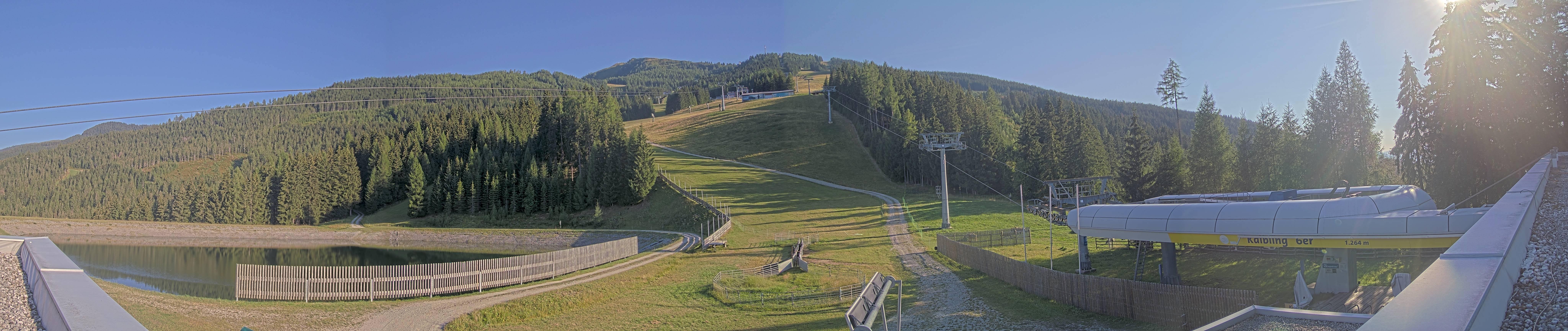 Archiv Foto Webcam Hauser Kaibling: Talstation Kaibling 6er