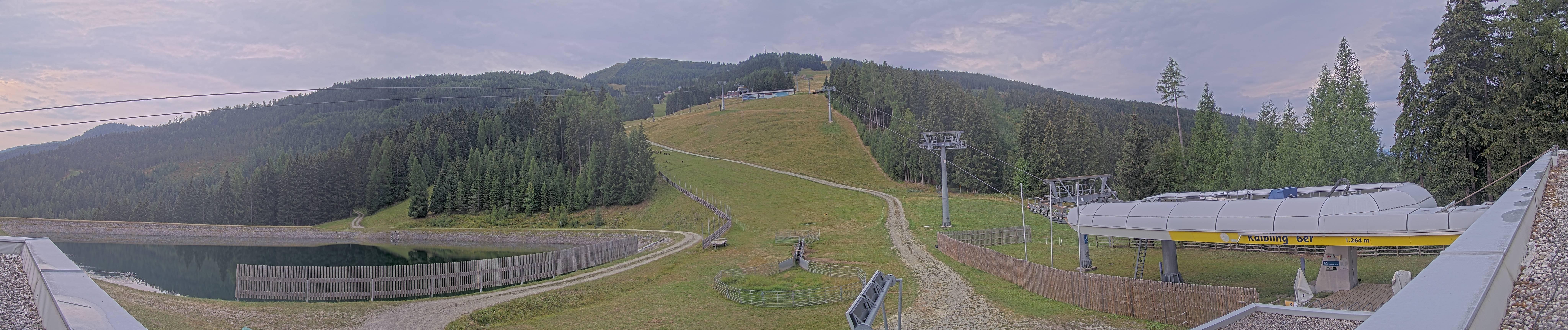 Archiv Foto Webcam Hauser Kaibling: Talstation Kaibling 6er