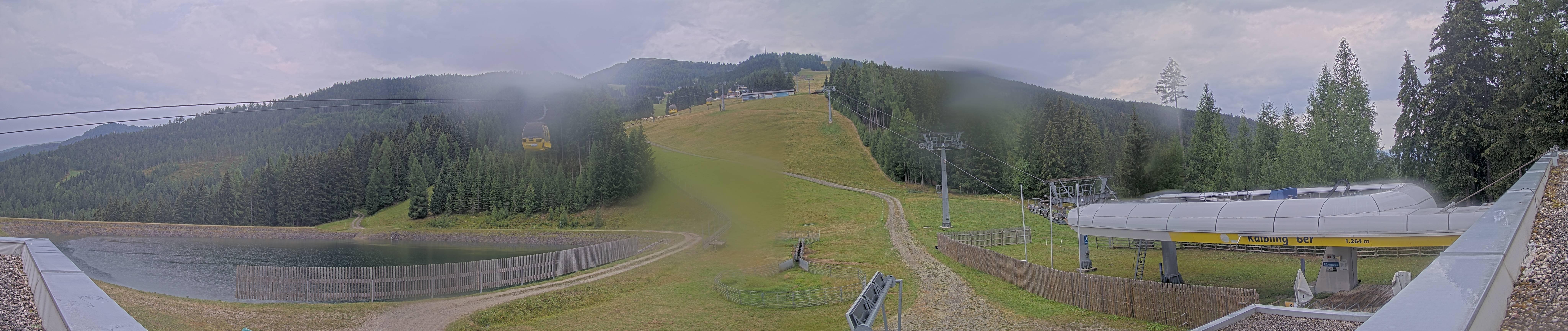 Archiv Foto Webcam Hauser Kaibling: Talstation Kaibling 6er
