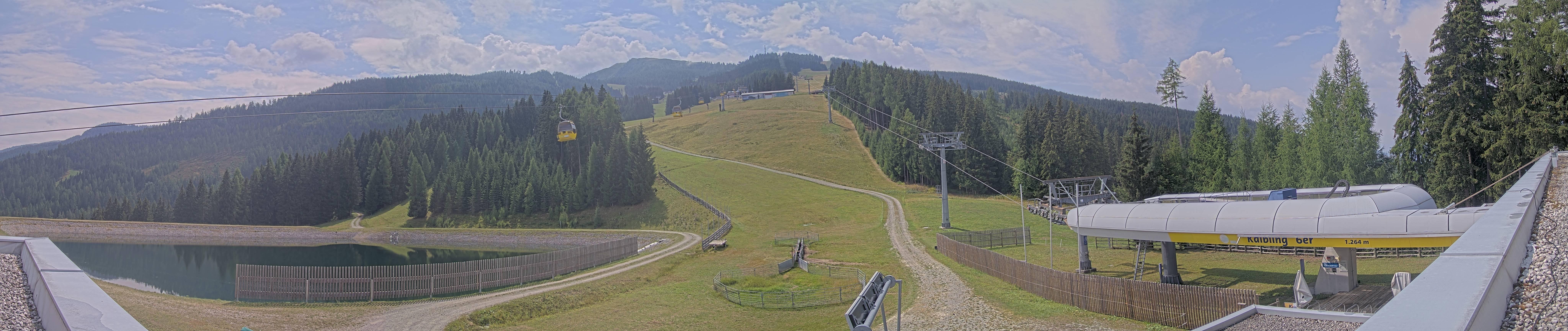 Archiv Foto Webcam Hauser Kaibling: Talstation Kaibling 6er
