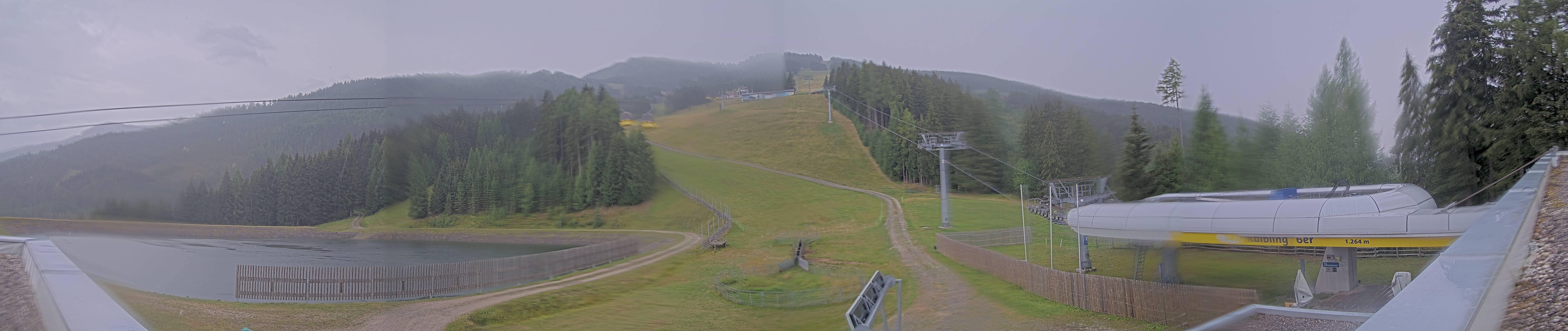 Archiv Foto Webcam Hauser Kaibling: Talstation Kaibling 6er