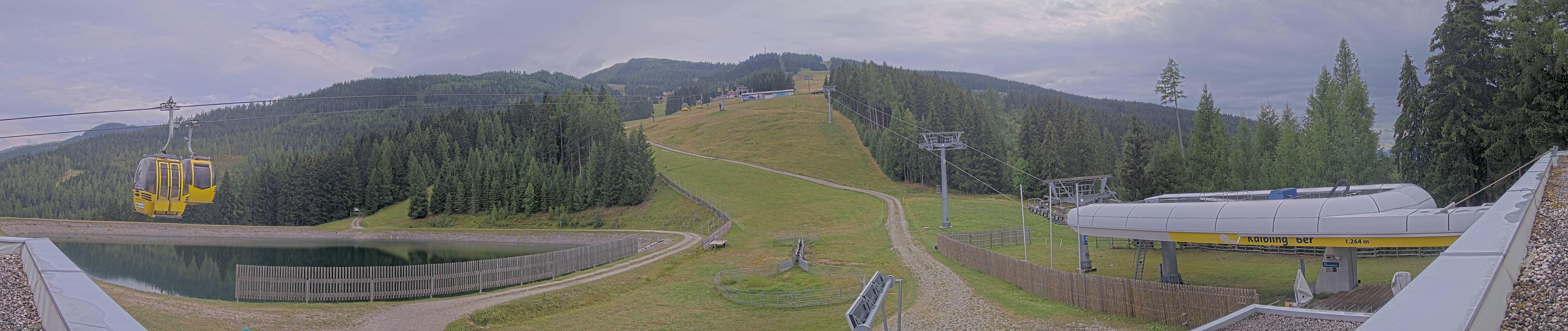 Archiv Foto Webcam Hauser Kaibling: Talstation Kaibling 6er