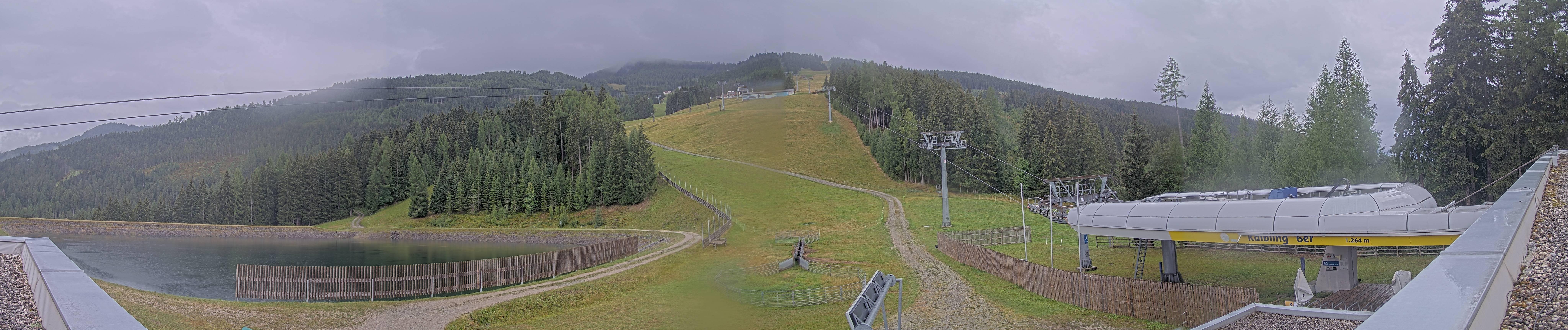 Archiv Foto Webcam Hauser Kaibling: Talstation Kaibling 6er