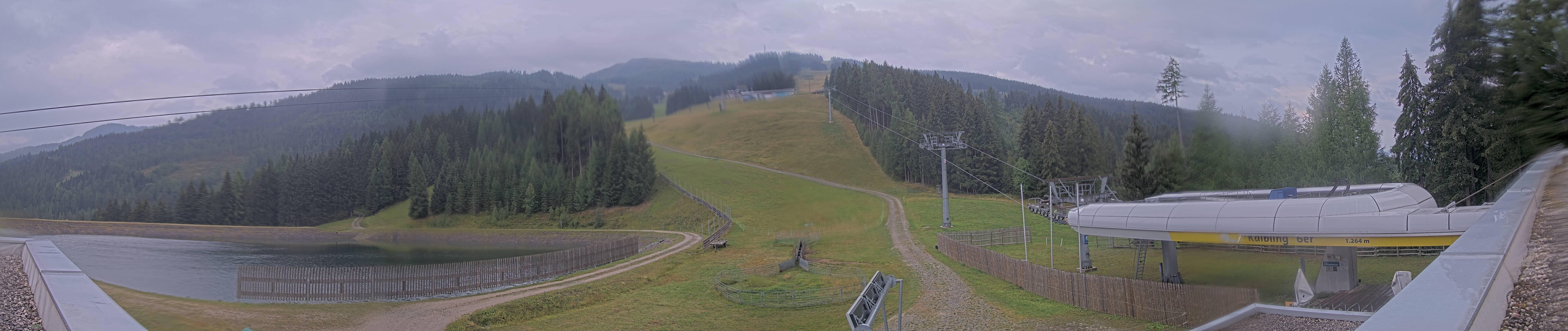 Archiv Foto Webcam Hauser Kaibling: Talstation Kaibling 6er