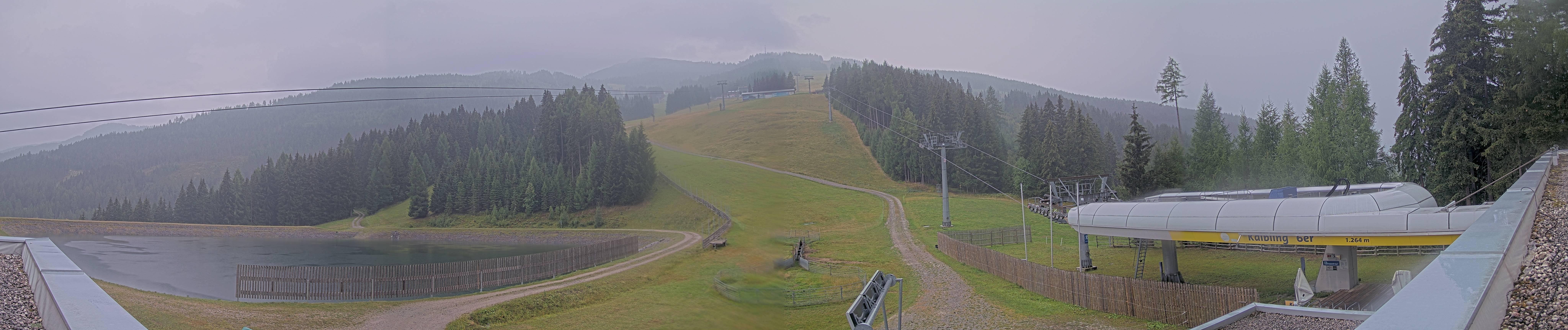 Archiv Foto Webcam Hauser Kaibling: Talstation Kaibling 6er
