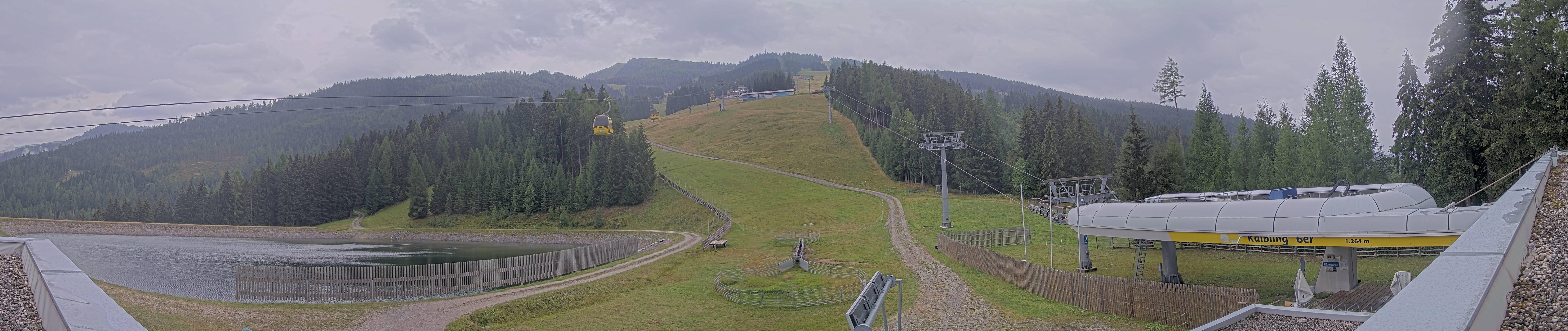 Archiv Foto Webcam Hauser Kaibling: Talstation Kaibling 6er