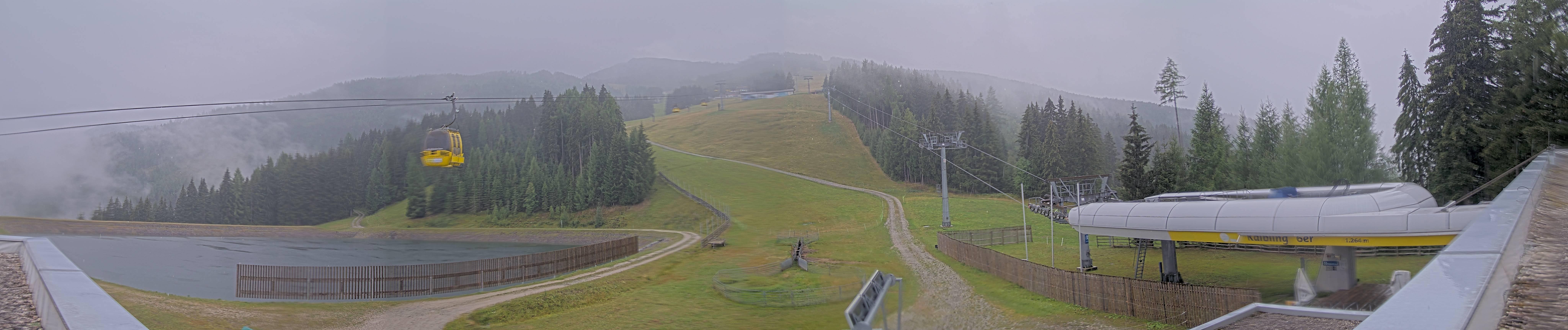 Archiv Foto Webcam Hauser Kaibling: Talstation Kaibling 6er