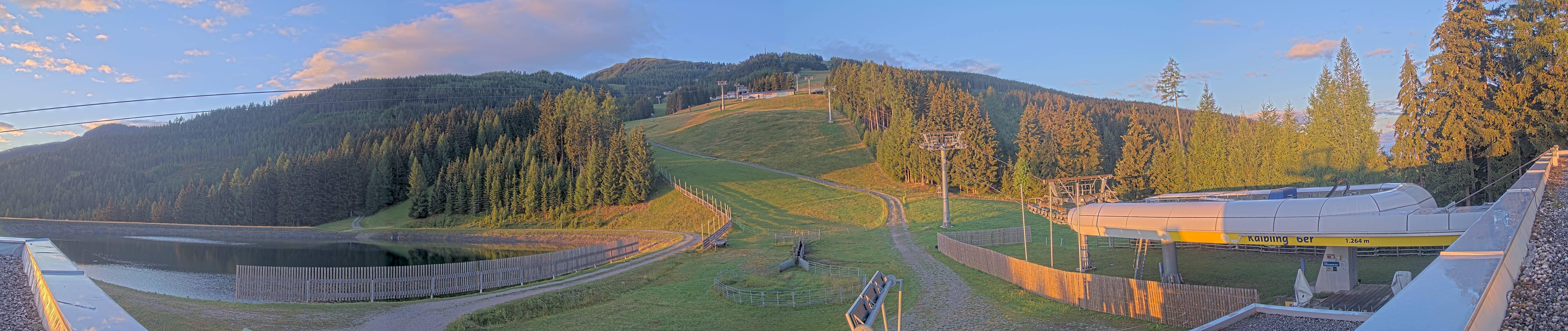 Archiv Foto Webcam Hauser Kaibling: Talstation Kaibling 6er