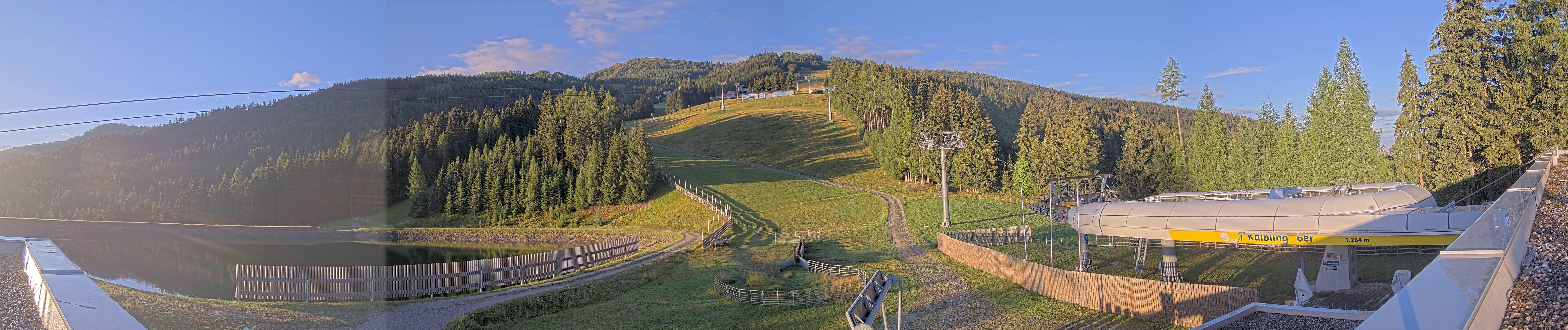 Archiv Foto Webcam Hauser Kaibling: Talstation Kaibling 6er