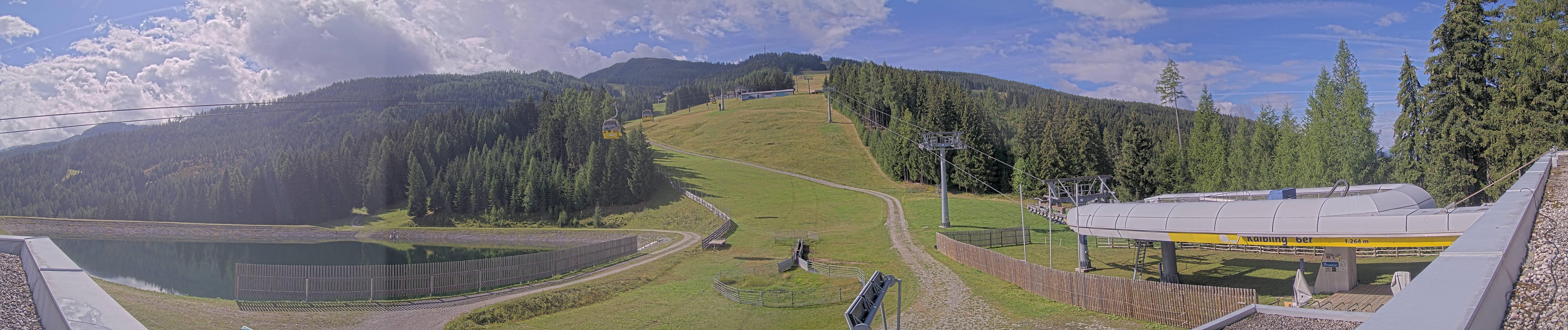 Archiv Foto Webcam Hauser Kaibling: Talstation Kaibling 6er