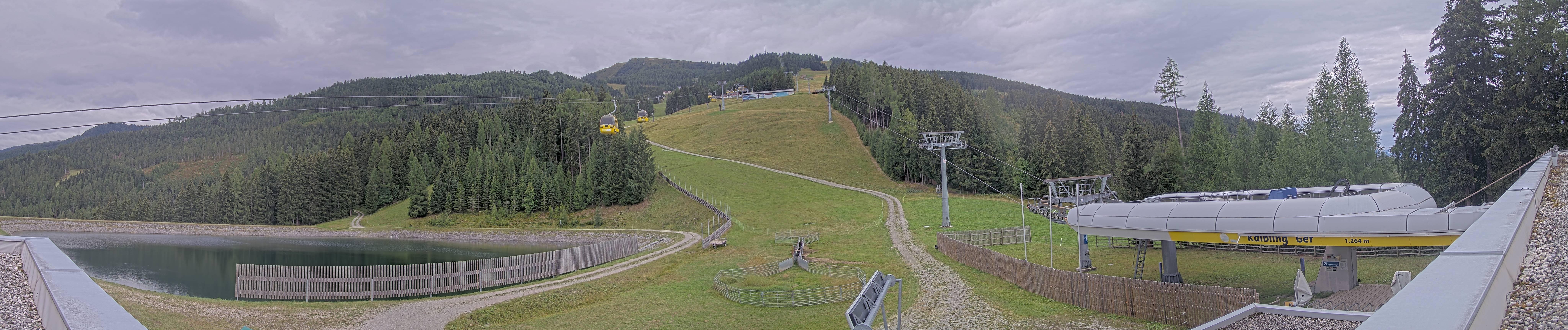 Archiv Foto Webcam Hauser Kaibling: Talstation Kaibling 6er