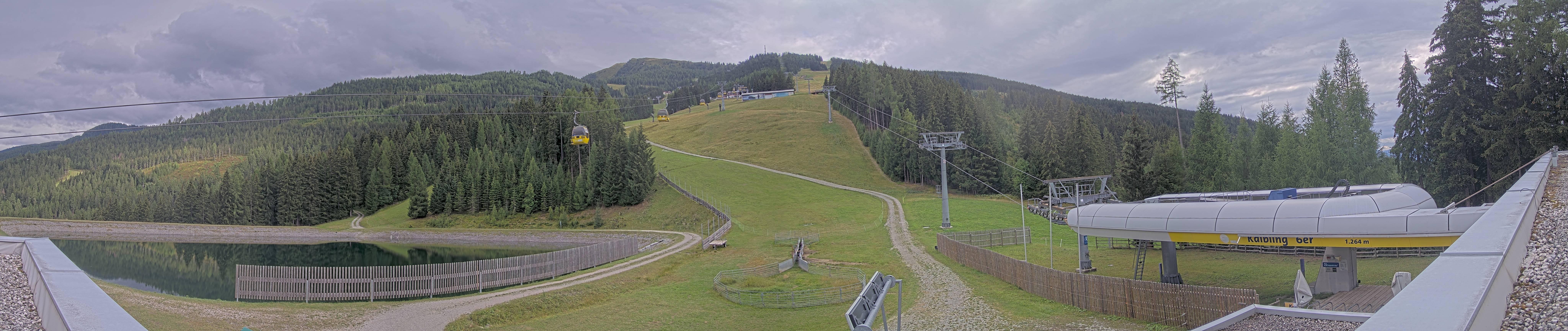 Archiv Foto Webcam Hauser Kaibling: Talstation Kaibling 6er