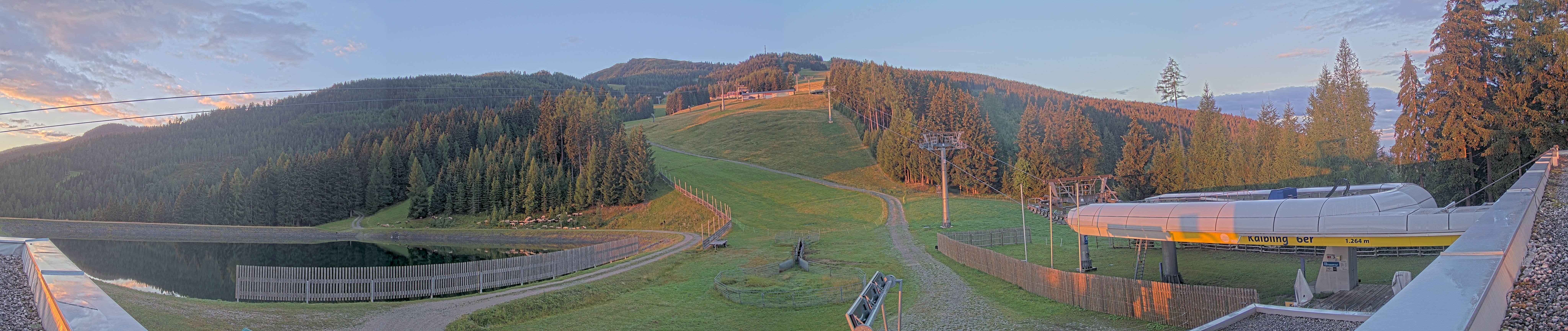 Archiv Foto Webcam Hauser Kaibling: Talstation Kaibling 6er