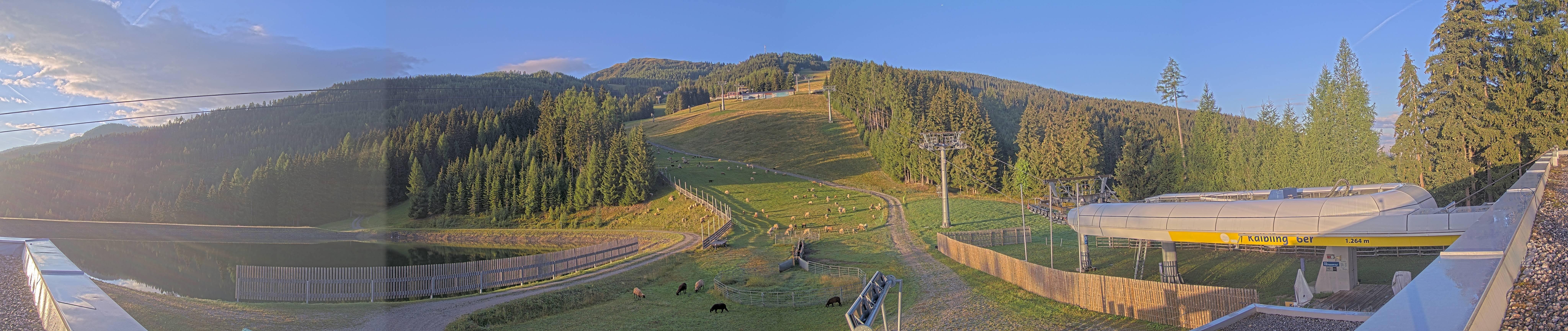 Archiv Foto Webcam Hauser Kaibling: Talstation Kaibling 6er