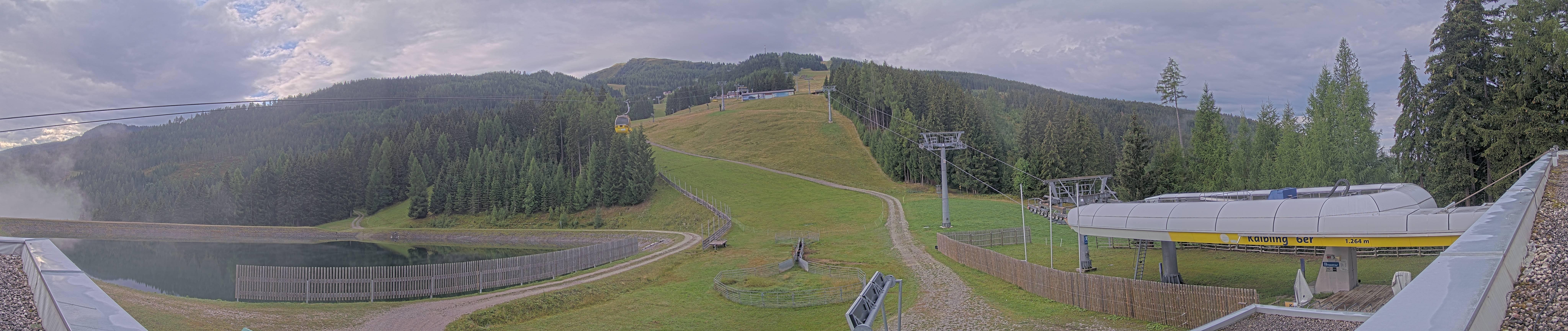 Archiv Foto Webcam Hauser Kaibling: Talstation Kaibling 6er