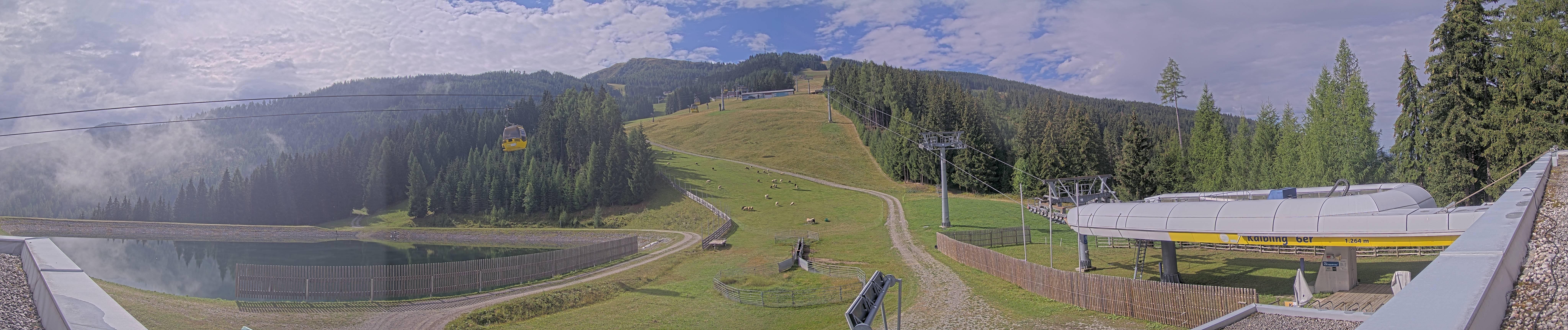 Archiv Foto Webcam Hauser Kaibling: Talstation Kaibling 6er