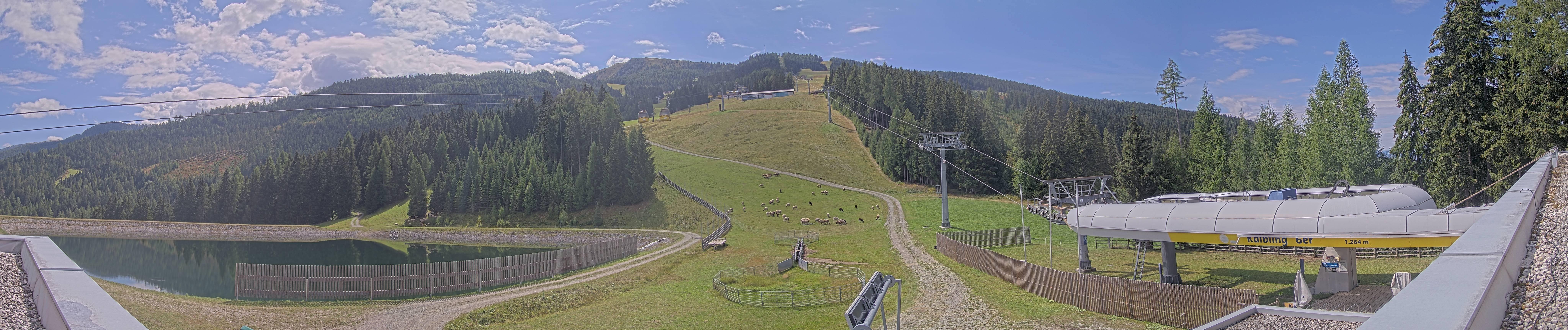 Archiv Foto Webcam Hauser Kaibling: Talstation Kaibling 6er