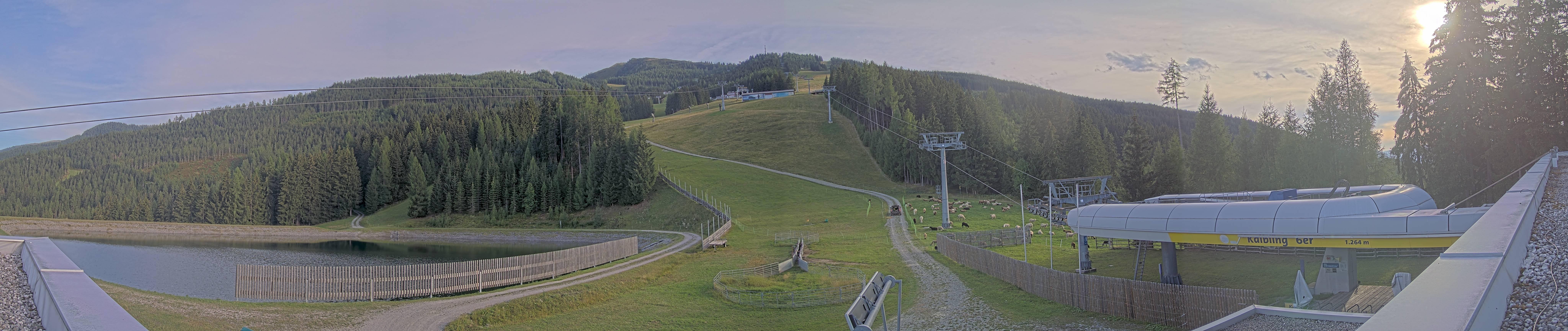 Archiv Foto Webcam Hauser Kaibling: Talstation Kaibling 6er