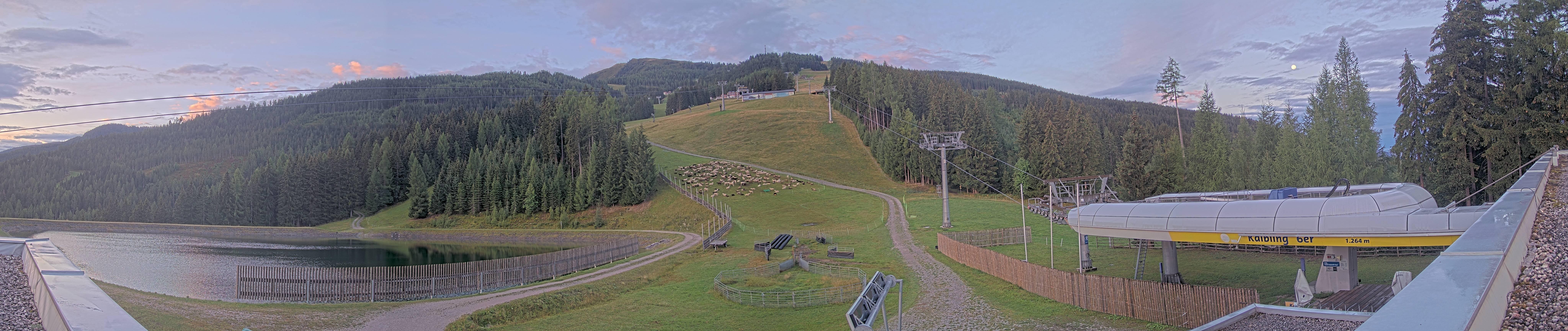 Archiv Foto Webcam Hauser Kaibling: Talstation Kaibling 6er