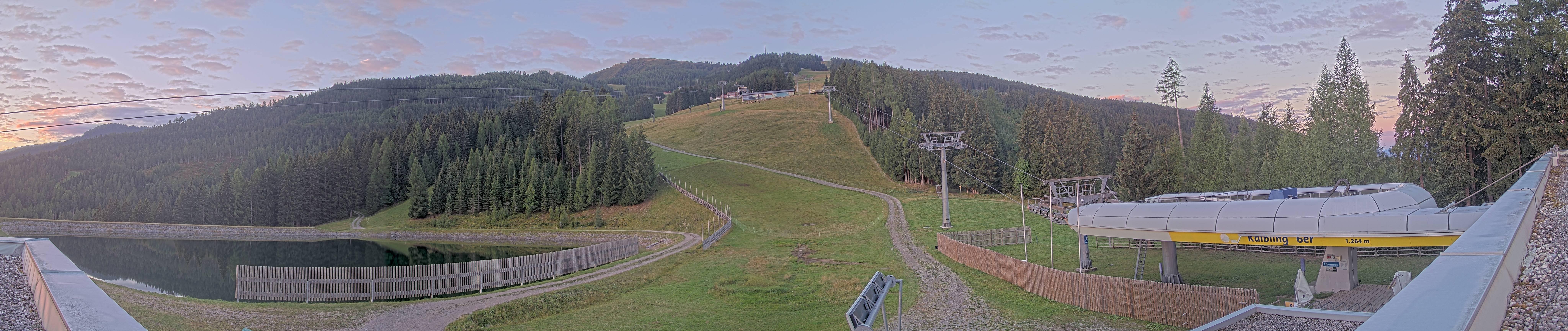 Archiv Foto Webcam Hauser Kaibling: Talstation Kaibling 6er