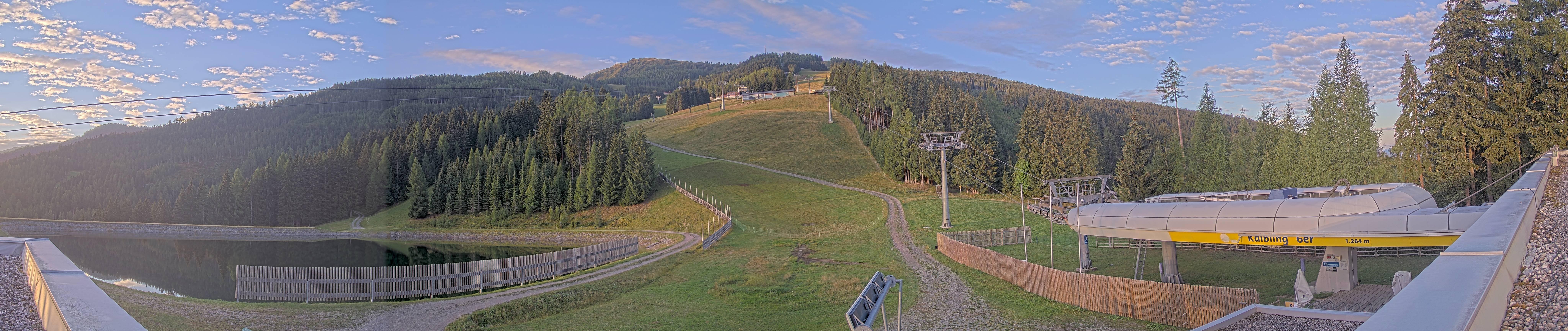 Archiv Foto Webcam Hauser Kaibling: Talstation Kaibling 6er