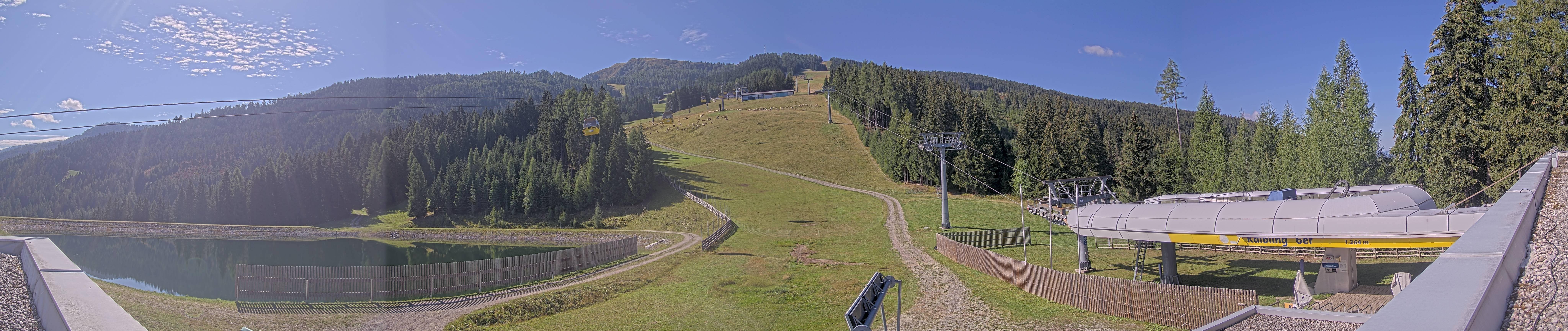 Archiv Foto Webcam Hauser Kaibling: Talstation Kaibling 6er