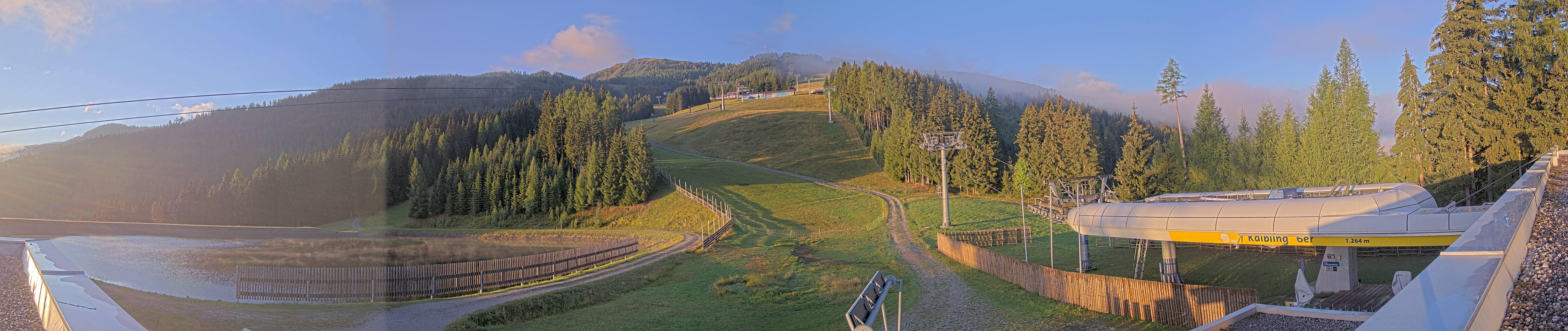 Archiv Foto Webcam Hauser Kaibling: Talstation Kaibling 6er