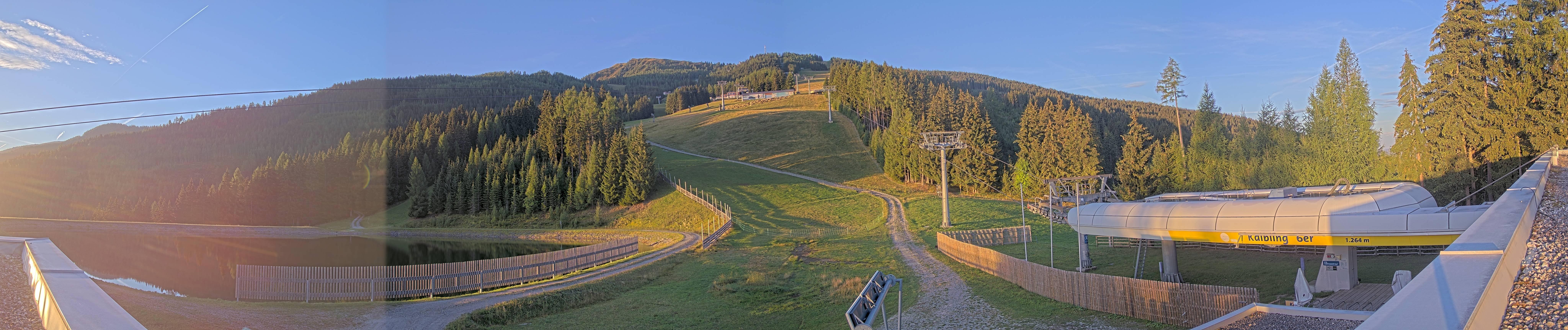 Archiv Foto Webcam Hauser Kaibling: Talstation Kaibling 6er