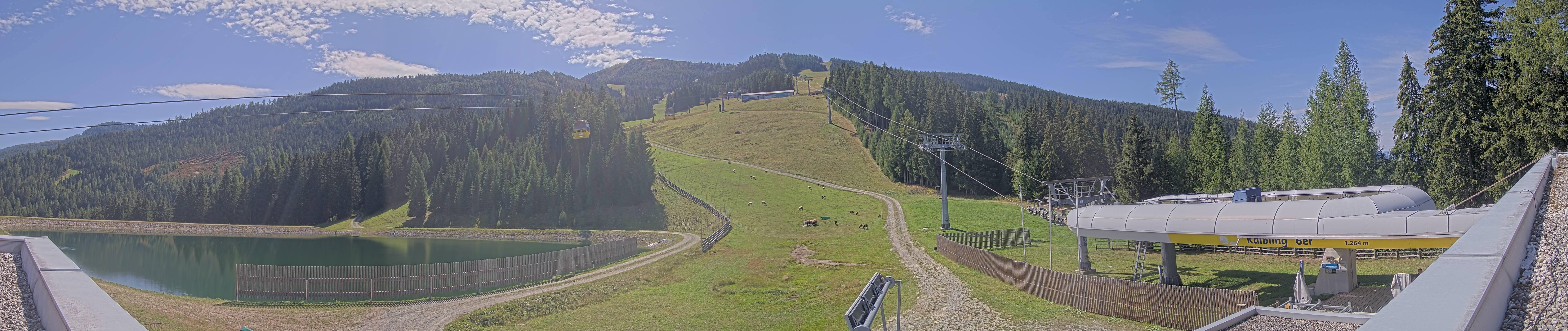 Archiv Foto Webcam Hauser Kaibling: Talstation Kaibling 6er