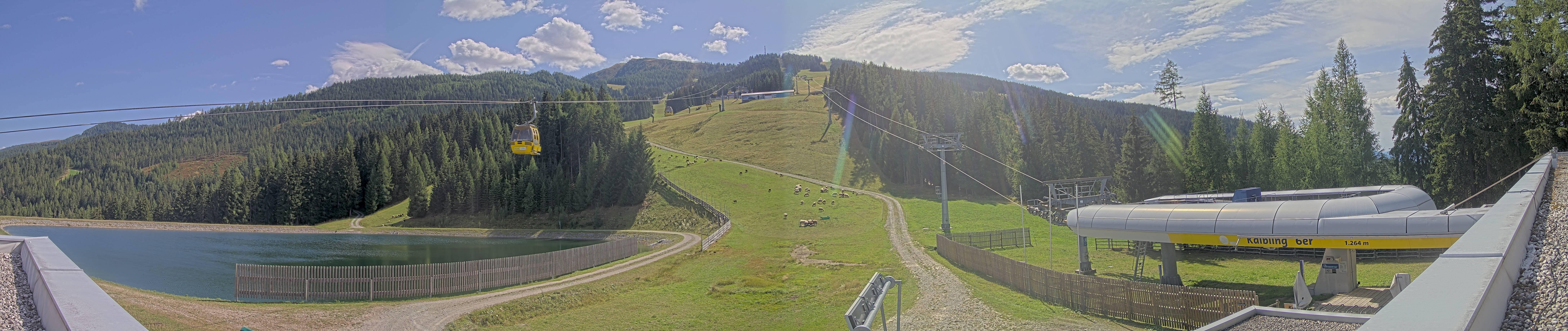 Archiv Foto Webcam Hauser Kaibling: Talstation Kaibling 6er