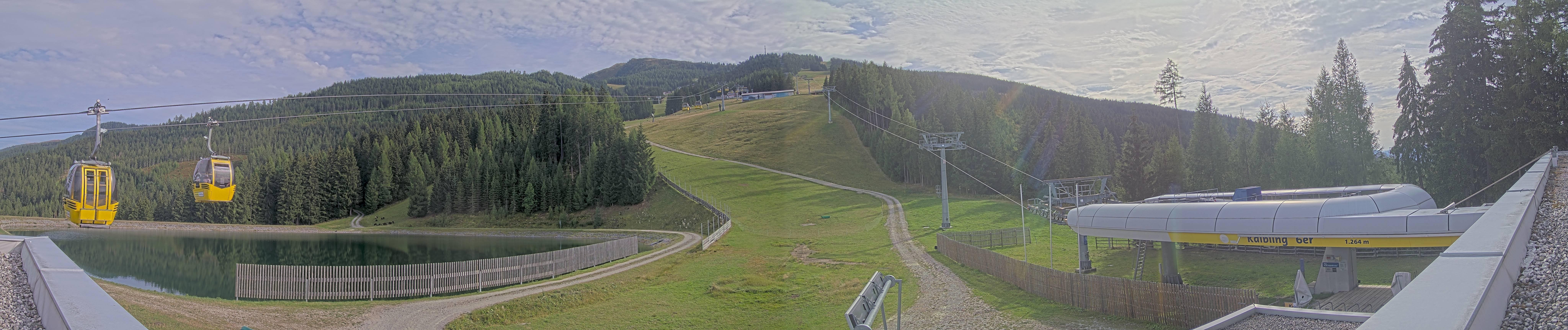Archiv Foto Webcam Hauser Kaibling: Talstation Kaibling 6er